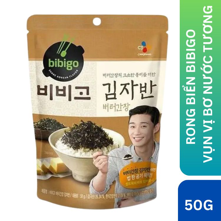 RONG BIỂN RẮC CƠM TẨM NƯỚC TƯƠNG BIBIGO 50G