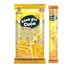 Bánh Gạo Cuộn Want Want Vị Rong biển, Bắp, Trứng muối, Phô mai (180g x 10 gói nhỏ)