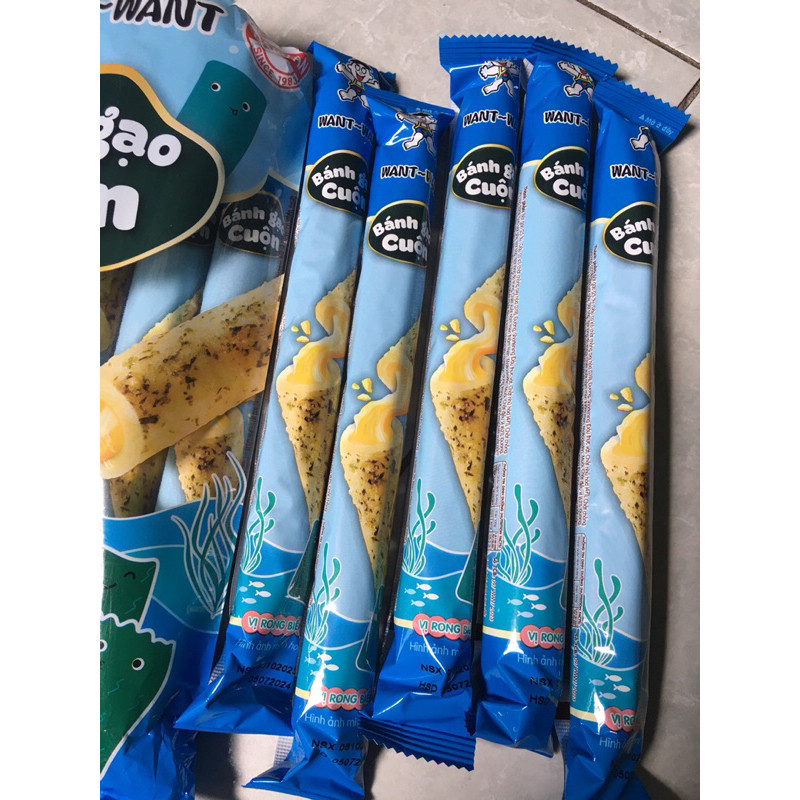 Bánh Gạo Cuộn Want Want 4 vị 180g (10 thanh)