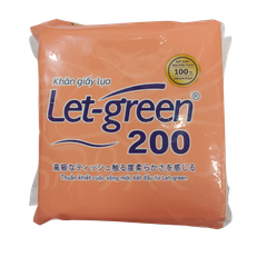 Khăn Giấy Lụa LET-GREEN 200 tờ