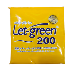 Khăn Giấy Lụa LET-GREEN 200 tờ