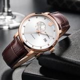 ĐỒNG HỒ TOPHILL TW061G.PZ3258 Nam dây Da máy Automatic kính Sapphire Size 42mm 5ATM