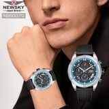  ĐỒNG HỒ NEWSKY NS6007G.L03 Nam máy quartz Kính sapphire size 44mm 5ATM 