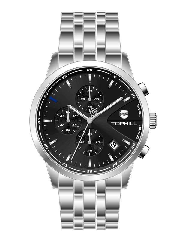  ĐỒNG HỒ TOPHILL TL022G.S1152 Nam Máy Quartz(pin) Kính sapphire Size 42mm 5ATM 