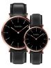 ĐỒNG HỒ BESTDON BD99118G-B08 + BD99118L-B08 Nam, Nữ Máy Quartz (pin) Kính sapphire 3ATM