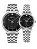  ĐỒNG HỒ TOPHILL TA032G.S1138 + TA032L.S1138 Nam+Nữ dây Thép 316L máy Automatic kính Sapphire 5ATM 