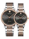 ĐỒNG HỒ TOPHILL TA033GL.S7152 Nam, Nữ Dây thép 316L Máy Quartz (pin)  Kính Sapphire 3ATM