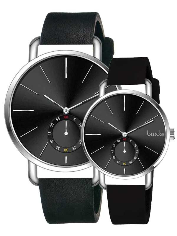  ĐỒNG HỒ BESTDON BD99177G-B02 + BD99177G-B02 Nam, Nữ Máy Quartz ( pin ) Kính sapphire 3ATM 