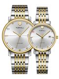 ĐỒNG HỒ TOPHILL TA033GL.S6252 Nam, Nữ Dây thép 316L Máy Quartz (pin)  Kính Sapphire 3ATM