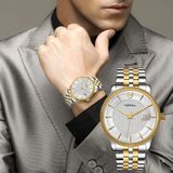  ĐỒNG HỒ TOPHILL TW091G.S6257 Nam máy quartz kính sapphire size 40mm 5ATM 