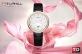 ĐỒNG HỒ TOPHILL TE065L.MB3637 Nữ Máy quartz(pin) Dây da Kính sapphire 3ATM