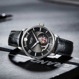 ĐỒNG HỒ TOPHILL TW081G.PB5158 Nam Máy automatic Dây da Kính sapphire 5ATM