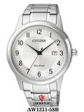 Đồng Hồ Citizen AW1231-58B Nam Eco-Drive Lịch Ngày 40mm