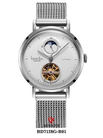 ĐỒNG HỒ BESTDON BD7128G-B01 Nam Máy Automatic Kính cứng Size 42mm 5ATM