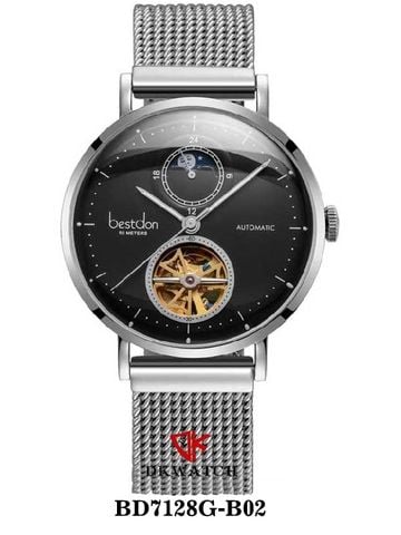 ĐỒNG HỒ BESTDON BD7128G-B02 Nam Máy Automatic Kính cứng Size 42mm 5ATM