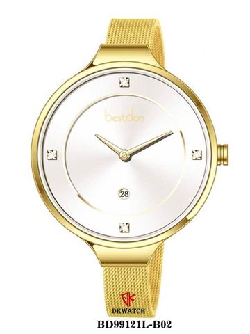 ĐỒNG HỒ BESTDON BD99121L-B02 Nữ Máy Quartz ( pin ) Kính sapphire Size 32mm 3ATM