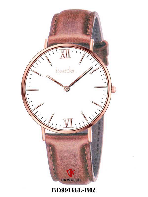  ĐỒNG HỒ BESTDON BD99166L-B02 Nữ Máy Quartz ( pin ) Kính sapphire Size 36mm 3ATM 