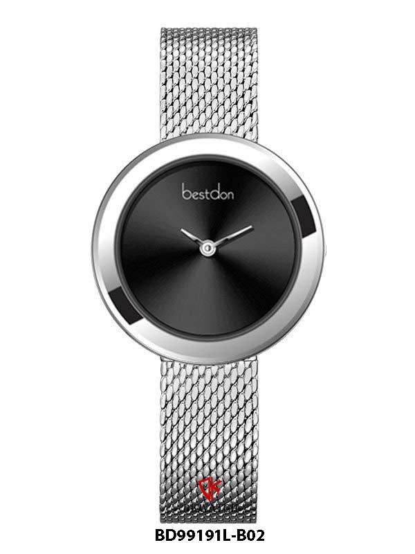  ĐỒNG HỒ BESTDON BD99191L-B02 Nữ Máy Quartz ( pin ) Kính sapphire Size 28mm 3ATM 