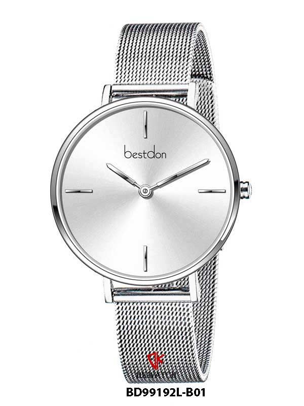 ĐỒNG HỒ BESTDON BD99192L-B01 Nữ Máy Quartz ( pin ) Kính sapphire Size 32mm 3ATM 