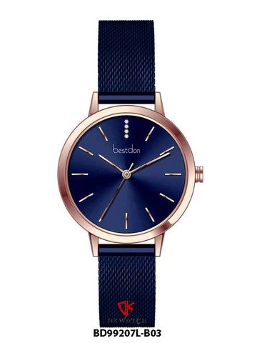 ĐỒNG HỒ BESTDON BD99207L-B03 Nữ Máy Quartz ( pin ) Kính sapphire Size 34mm 3ATM