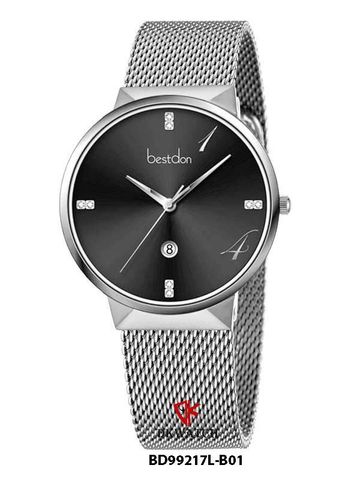 ĐỒNG HỒ BESTDON BD99217L-B01 Nữ Máy Quartz ( pin ) Kính sapphire Size 34mm 3ATM