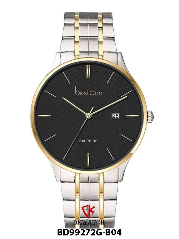 ĐỒNG HỒ BESTDON BD99272G-B04 Nam Máy Quartz ( pin ) Kính sapphire Size 40mm 3ATM 