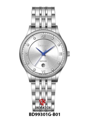 ĐỒNG HỒ BESTDON BD99301G-B01 Nam Dây thép 316L Máy Quartz Sapphire Size 39mm 3ATM