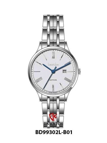 ĐỒNG HỒ BESTDON BD99302L-B01 Nữ Dây thép 316L Máy Quartz Sapphire Size 31mm 3ATM