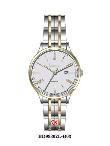 ĐỒNG HỒ BESTDON BD99302L-B03 Nữ Dây thép 316L Máy Quartz Sapphire Size 31mm 3ATM