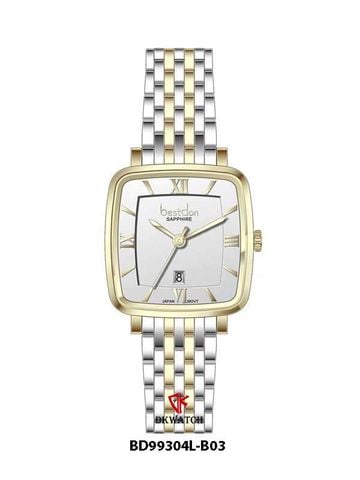 ĐỒNG HỒ BESTDON BD99304L-B03 Nữ Dây thép 316L Máy Quartz Sapphire Size 28x29mm 3ATM