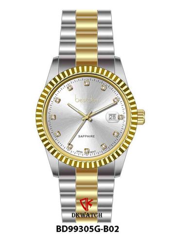 ĐỒNG HỒ BESTDON BD99305G-B02 Nam Dây thép 316L Máy Quartz Sapphire Size 40mm 3ATM