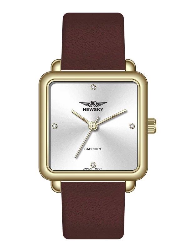  ĐỒNG HỒ NEWSKY NS5006L.L05 Nữ máy quartz kính sapphire size27mm 3ATM 