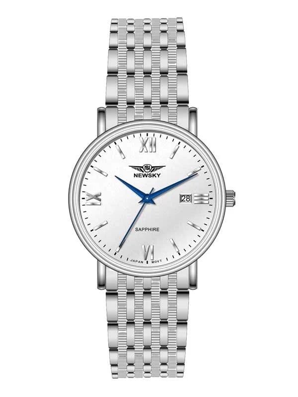  ĐỒNG HỒ NEWSKY NS5009L.S01 Nữ máy quartz kính sapphire size 30mm 3ATM 