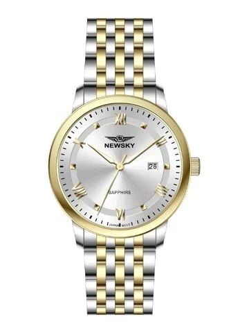ĐỒNG HỒ NEWSKY NS5019G.S02 Nam máy quartz kính sapphire size 40mm 3ATM