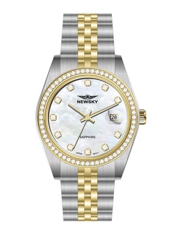 ĐỒNG HỒ NEWSKY NS5026G.S03 Nam máy quartz kính sapphire size 40mm 3ATM