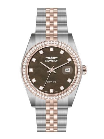 ĐỒNG HỒ NEWSKY NS5026G.S04 Nam máy quartz kính sapphire size 40mm 3ATM