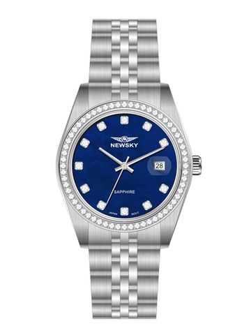 ĐỒNG HỒ NEWSKY NS5026L.S02 Nữ máy quartz kính sapphire size 31mm 3ATM