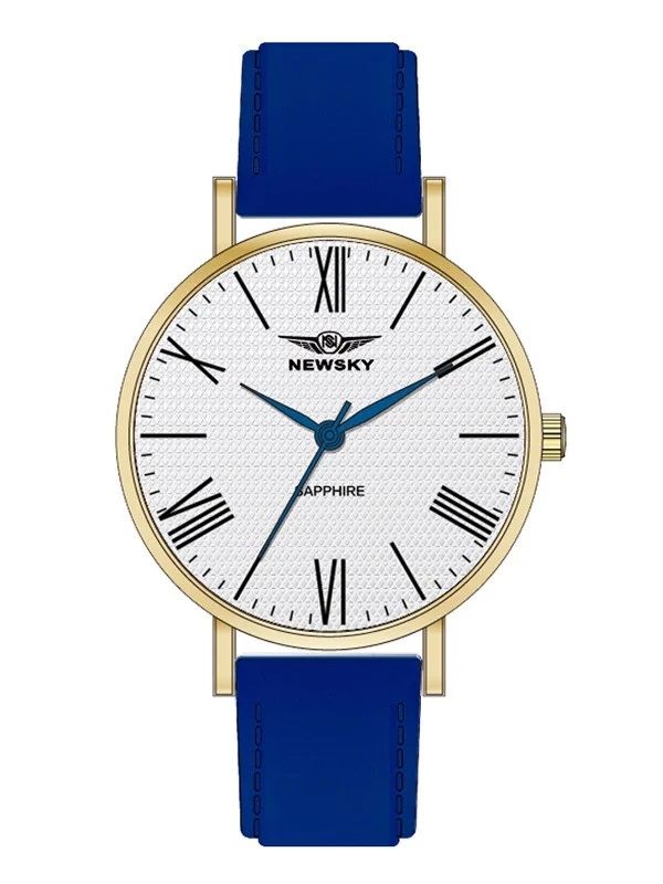  ĐỒNG HỒ NEWSKY NS5502L.L06 nữ máy quartz kính sapphire size 30mm 3ATM 