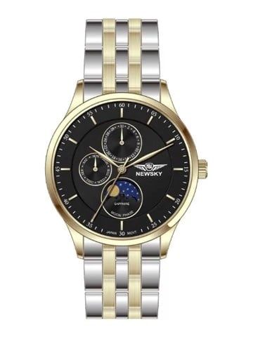  ĐỒNG HỒ NEWSKY NS6002G.S04 Nam máy quartz Kính sapphire Size 40mm 5ATM 