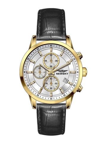 ĐỒNG HỒ NEWSKY NS6005G.L02 Nam máy quartz kính sapphire size 42mm 5ATM