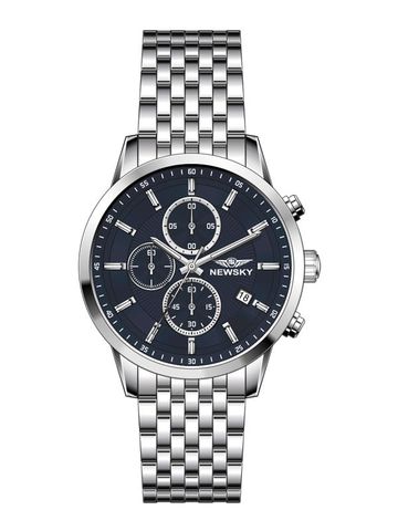 ĐỒNG HỒ NEWSKY NS6005G.S02 Nam máy quartz kính sapphire size 42mm 5ATM