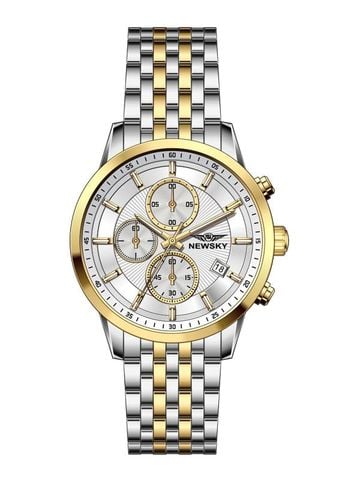 ĐỒNG HỒ NEWSKY NS6005G.S03 Nam máy quartz kính sapphire size 42mm 5ATM