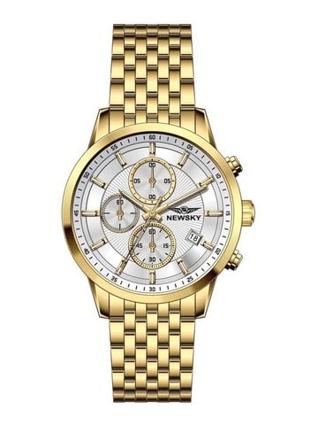 ĐỒNG HỒ NEWSKY NS6005G.S04 Nam máy quartz kính sapphire size 42mm 5ATM