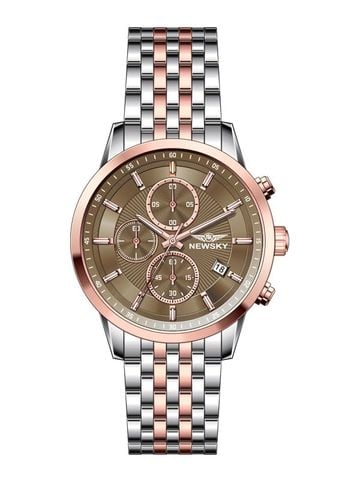 ĐỒNG HỒ NEWSKY NS6005G.S05 Nam máy quartz kính sapphire size 42mm 5ATM
