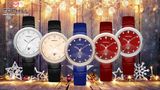ĐỒNG HỒ TOPHILL TE065L.MB1637 Nữ Máy quartz(pin) Dây da Kính sapphire 3ATM