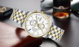  ĐỒNG HỒ TOPHILL TW082G.S6252 Nam Máy Quartz(pin) Kính sapphire Size 41mm 5ATM 