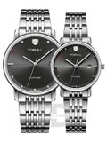  ĐỒNG HỒ TOPHILL TA033GL.S1152 Nam, Nữ Dây thép 316L Máy Quartz (pin)  Kính Sapphire 3ATM 