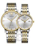 ĐỒNG HỒ TOPHILL TA033GL.S6252 Nam, Nữ Dây thép 316L Máy Quartz (pin)  Kính Sapphire 3ATM