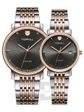 ĐỒNG HỒ TOPHILL TA033GL.S7152 Nam, Nữ Dây thép 316L Máy Quartz (pin)  Kính Sapphire 3ATM