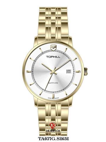 ĐỒNG HỒ TOPHILL TA037G.S2652 Nam Máy Quartz(pin) Kính sapphire Size 40mm 5ATM